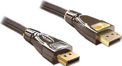 Delock DisplayPort Aansluitkabel DisplayPort-stekker, DisplayPort-stekker 2.00 m Antraciet 82771 DisplayPort-kabel