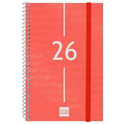 Agenda Finocam YEAR Rood 11,7 x 18,1 cm 2026