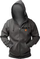 PUBG Zip-up Hoodie Logo Black - thumbnail