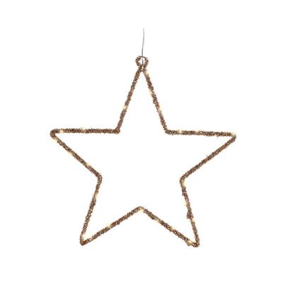 Kerstster Lumineo Gouden 38 x 38 cm Kerstster Lumineo Gouden 38 x 38 cm
