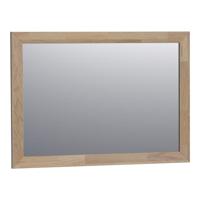 Brauer Citrine Spiegel - 100 cm - Rechthoekig - Vingerlas - Eiken Grijs Frame - thumbnail