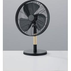 Trio Leuchten Tafelventilator Viking Ø 35 cm H 57 cm zwart