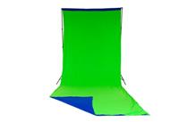 Manfrotto LL LC5887 Chromakey Curtain 300x700cm blue/green Reversible - thumbnail