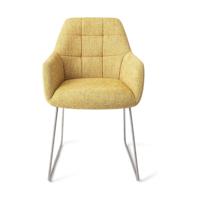 Jesper Home Noto eetkamerstoel Bumble Bee slide steel - thumbnail