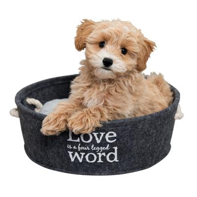 TRIXIE MAND LIAN ROND ANTRACIET 37X37X14 CM