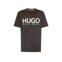 HUGO T-shirt Dolive212 met logo donkergroen - thumbnail