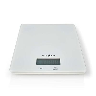 Nedis kasc610wt keukenweegschaal digitaal glas / kunststof wit
