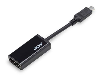 Acer HP.DSCAB.007 tussenstuk voor kabels USB Type-C HDMI Zwart