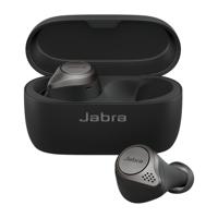 Jabra Elite 75t - Geschikt voor draadloos opladen - In-ear Bluetooth-hoofdtelefoon met actieve ruisonderdrukking en lange batterijduur voor echte draadloze gesprekken en muziek - titaniumzwart - thumbnail