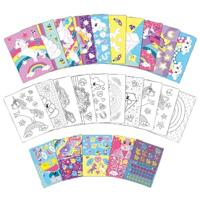 Totum stickerboek stickeren op nummer eenhoorn - thumbnail