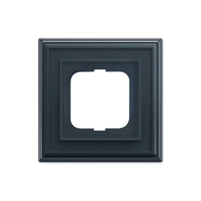 Busch-Jaeger 2CKA001754A4678 Frame Frame 1-voudig Zwart-grijs, Antraciet 1 stuk(s)