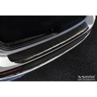 Zwart RVS Bumper beschermer passend voor Mercedes GLB (X247) 2019- 'Ribs' AV245030 - thumbnail