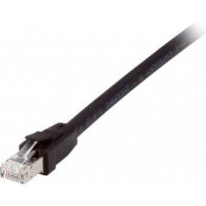 Equip 608052 patch cable, cat8.1, s/ftp (s-stp) rj-45, rj-45, black, 3m