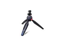 Manfrotto MKPIXIEX-BK Pixi Treppiedi da Tavolo con Staffa ed Attacco per GoPro, Nero - thumbnail