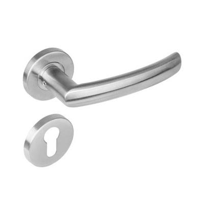 Intersteel Deurkruk Blok op rozet met profielcilinderrozetten - RVS Intersteel Deurkruk Blok op rozet met profielcilinderrozetten - RVS