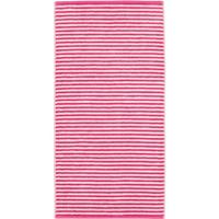 Cawö Cawo Campus Ringel Handdoek 50x100 pink - thumbnail
