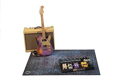 DRUMnBASE VP130-BLU Vintage Persian Blue drum/stage mat 130 x 90 cm