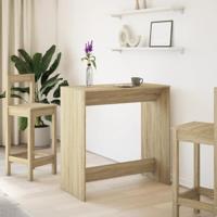 Bartafel 102x50x103,5 cm bewerkt hout sonoma eikenkleur - thumbnail