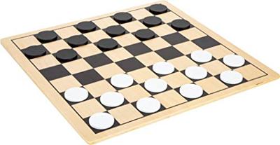 Small Foot houten schaak en damspel xl