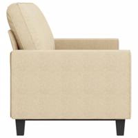 Driezitsbank 180 cm stof crmekleurig - thumbnail