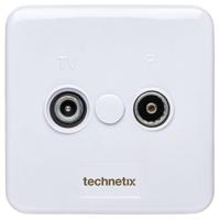 Enzo Technetics TRAS-2000 - einddoos radio/TV inbouw/opbouw - 2074025 - thumbnail