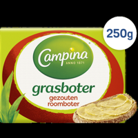 Campina Grasboter Gezouten Roomboter 250 g bij Jumbo - thumbnail