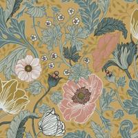 Dutch Wallcoverings Apelviken - Anemone Yellow - Geel - thumbnail