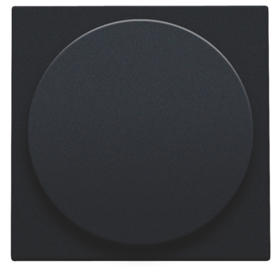 Niko centraalplaat dimknop mat zwart 161-31003