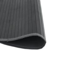 VidaXL Vloerkleed rond 100 cm bamboe grijs - thumbnail