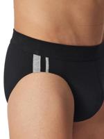 Schiesser Rio slips 95/5 met zachte band zwart 3-pack - thumbnail