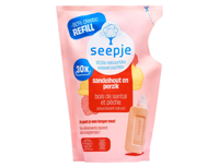 Seepje Wasverzachter sandelhout en perzik navulling 750 Milliliter - thumbnail