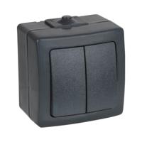 Kopp SWD opbouw schakelaar serie antraciet - 4628270 - thumbnail