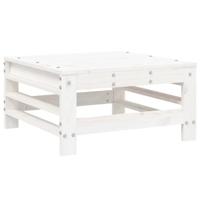 3-delige Loungeset massief grenenhout wit - thumbnail