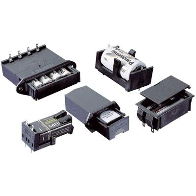 TRU COMPONENTS 46300000 Batterijhouder Aantal cellen: 2 9V (blok) Soldeeraansluiting (l x b x h) 37 x 65 x 21.5 mm