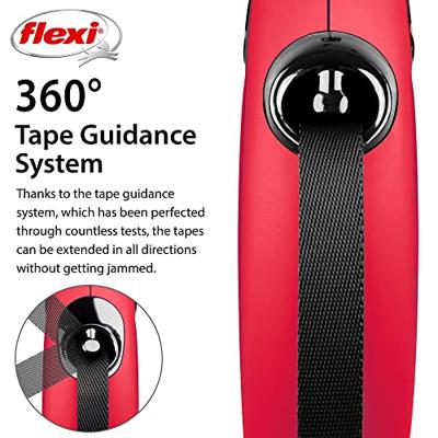 Flexi Rollijn Hondenriem Classic Rood L 5m - thumbnail