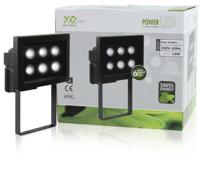 Ranex xq-1011 zwarte aluminium led (6x) buitenlamp - thumbnail