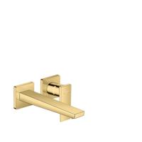 Hansgrohe Wastafelmengkraan Metropol Afdekset Uitloop 22.5 cm en Afvoerplug Gepolijst Goud - thumbnail
