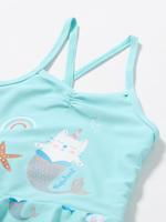 Playshoes badpak eenhoorn met zeemeermin mint-98-104 - thumbnail