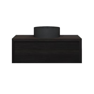 Badkamermeubelset Gliss Ares 100 cm Met Waskom Charcoal Badkamermeubelset Gliss Ares 100 cm Met Waskom Charcoal