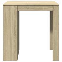 Bartafel 102x70x103,5 cm bewerkt hout sonoma eikenkleurig - thumbnail