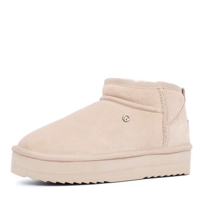 Warmbat Durack Plateau enkellaarsjes roze-40