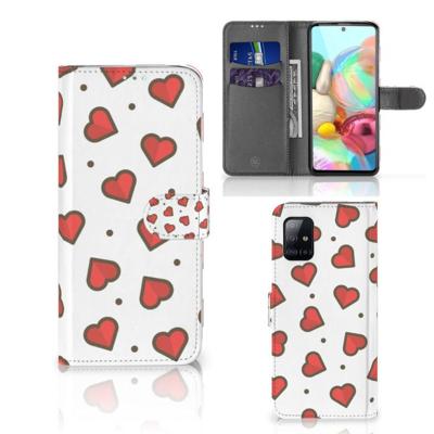 Samsung Galaxy A71 | Telefoon Hoesje | Hearts Samsung Galaxy A71 | Telefoon Hoesje | Hearts