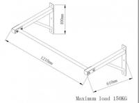 Optrekstang (wandmontage) - thumbnail