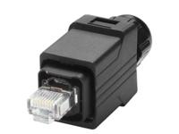 Siemens 6GK1901-1BB10-6AA0 IE RJ45 Plug Pro, Push-Pull IP65-stekker voor montage op locatie 6GK19011BB106AA0 1 stuk(s) - thumbnail