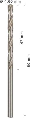 Bosch Accessoires Metaalboren HSS-G, Standard 4,6 x 47 x 80 mm 10st - 2608585488 Bosch Accessoires Metaalboren HSS-G, Standard 4,6 x 47 x 80 mm 10st - 2608585488