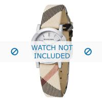 Horlogeband Burberry BU9207 Leder Multicolor 20mm - thumbnail