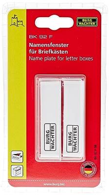 Burg Wächter 18661 BK 92 F SB Naamvenster Kunststof Transparant - thumbnail