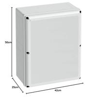 Spelsberg GEOS-L 4050-22-o Wandbehuizing 500 x 400 x 226 Polycarbonaat Grijs 1 stuk(s) - thumbnail