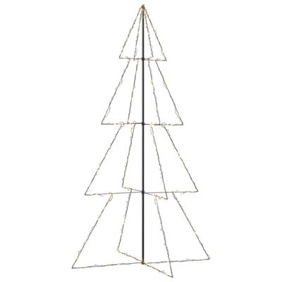 VidaXL Kegelkerstboom 360 led's binnen en buiten 143x250 cm