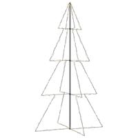 VidaXL Kegelkerstboom 360 led's binnen en buiten 143x250 cm - thumbnail